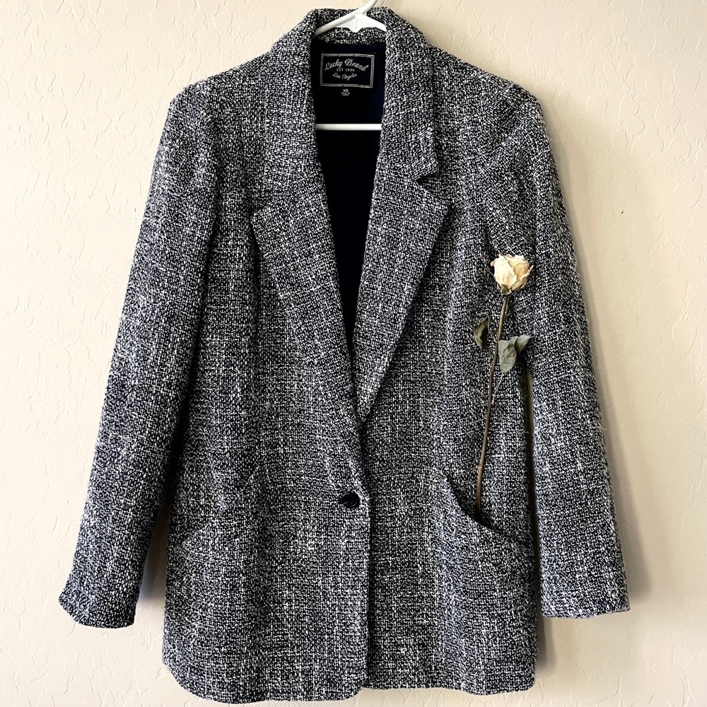 LUCKY BRAND oversized "boyfriend" blazer